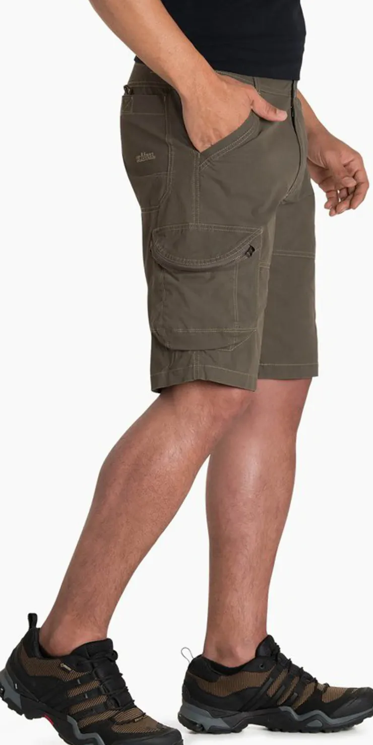 Shorts-Kuhl Mens Ambush Cargo Shorts - Gun Metal