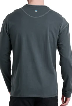 Fleece & Mid Layer-Kuhl Mens Kommando Crew - Carbon