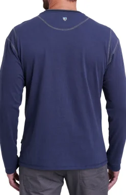 Fleece & Mid Layer-Kuhl Mens Kommando Crew - Mutiny Blue