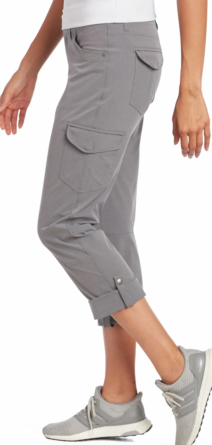 Trousers & Leggings-Kuhl Womens FreeFlex Roll Up Pants - Flint