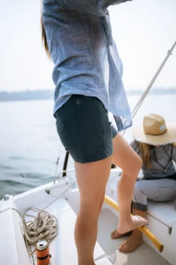 Shorts & Skirts-Kuhl Womens FreeFlex Shorts - 4in - Rainstorm