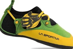 Climbing Shoes|Junior Shoes-La Sportiva Kids Stickit Climbing Shoes - Lime-Yellow