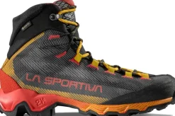 Hiking Shoes & Boots|Hiking Boots-La Sportiva Mens Aequilibrium Hike GTX Boots - Carbon-Yellow