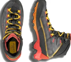 Hiking Shoes & Boots|Hiking Boots-La Sportiva Mens Aequilibrium Hike GTX Boots - Carbon-Yellow
