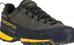 Hiking Shoes & Boots|Approach Shoes-La Sportiva Mens TX5 Low GTX Shoes - Carbon-Yellow