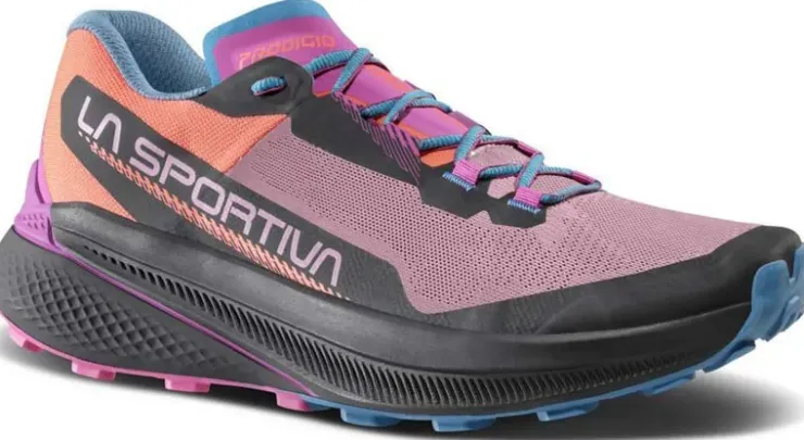 Hiking Shoes & Boots|Running Shoes-La Sportiva Womens Prodigio Trail Running Shoe - Rose-Springtime