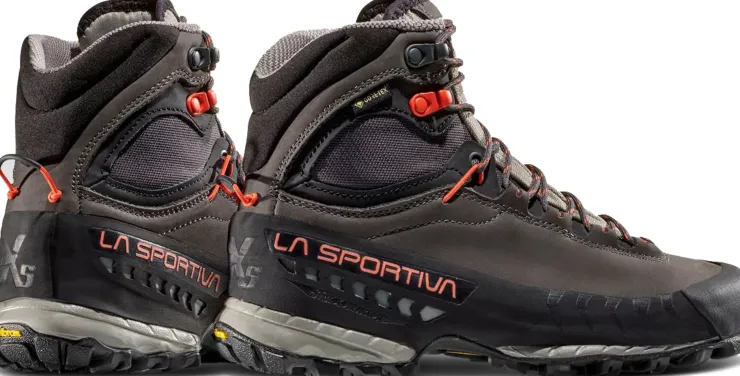 Hiking Shoes & Boots|Mid Height Boots-La Sportiva Womens TX5 GTX Boots - Carbon-Paprika