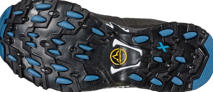 Walking Shoes-La Sportiva Womens Ultra Raptor II Leather GTX Shoes - Carbon-Atlantic