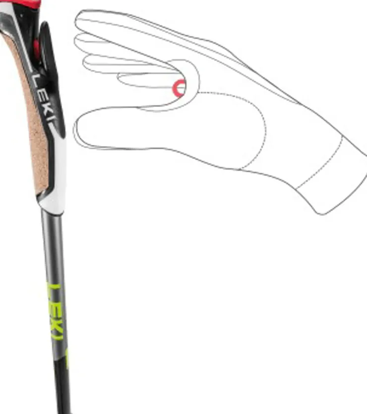 Walking Poles-Leki Traveller Alu Nordic Walking Poles - Pair
