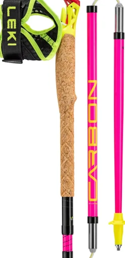 Walking Poles-Leki Ultratrail FX.One Trail Running Poles - Neon Pink-Black-Neon Yellow