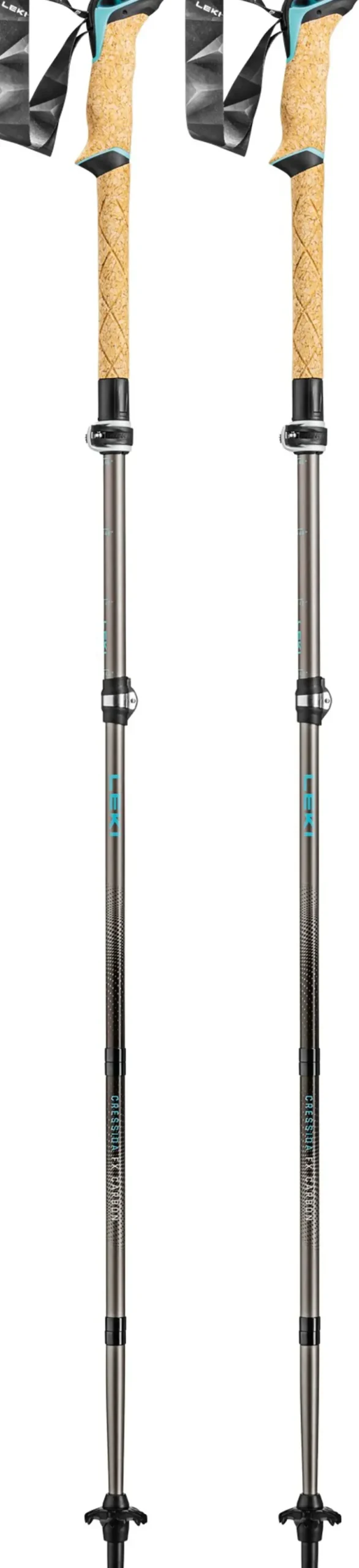Walking Poles-Leki Womens Cressida FX Carbon Trekking Poles - Pair