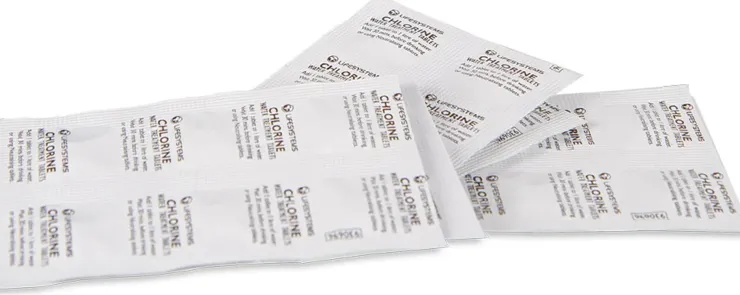 Water Purification-Lifesystems Chlorine Water Purification Tablets