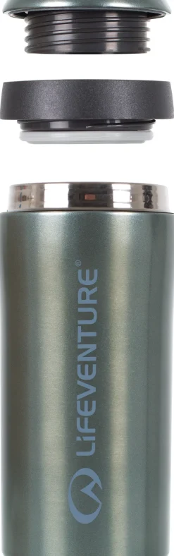 Coffee Mugs & Flasks-Lifeventure Thermal Mug - Tungsten