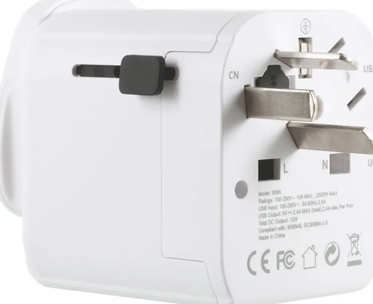 Travel Accessories-Lifeventure USB World Travel Adaptor
