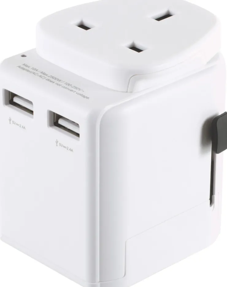 Travel Accessories-Lifeventure USB World Travel Adaptor