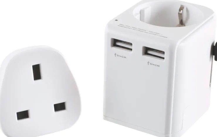 Travel Accessories-Lifeventure USB World Travel Adaptor