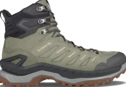 Hiking Shoes & Boots|Mid Height Boots-Lowa Mens Innovo GTX Mid Boots - Seaweed-Dune