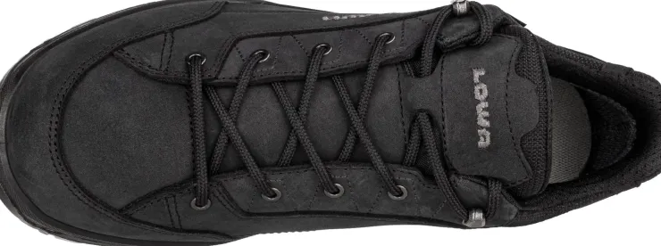 Walking Shoes-Lowa Mens Renegade GTX Lo Shoes - Black-Black