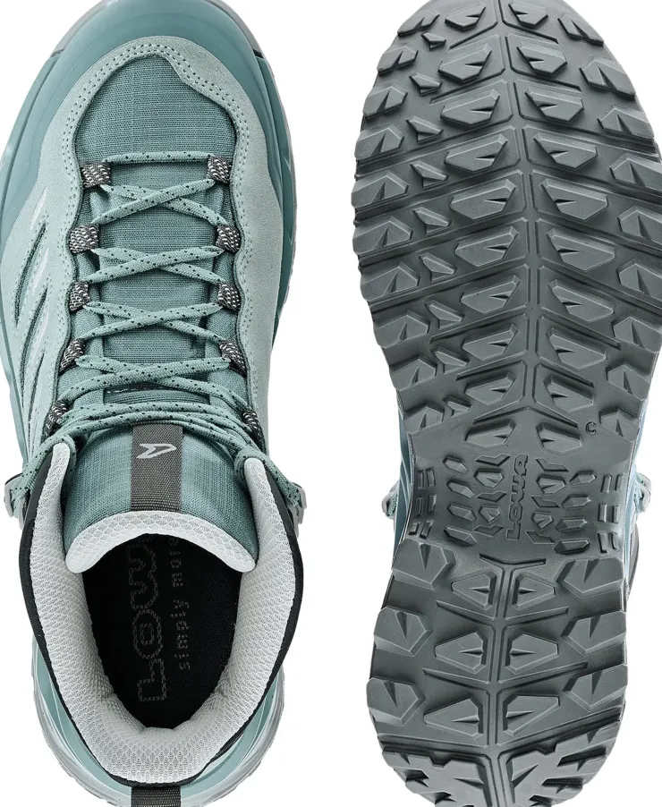 Hiking Shoes & Boots|Mid Height Boots-Lowa Womens Innovo GTX Mid Boots - Ice Blue-Light Blue