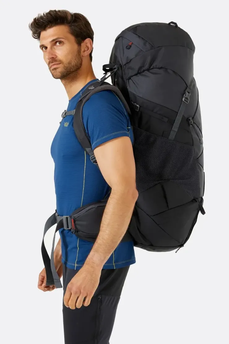 Backpacking Packs-Lowe Alpine Sirac 65 Rucksack - Ebony