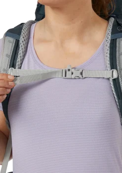 Backpacking Packs-Lowe Alpine Womens AirZone Trail Camino ND35:40 Rucksack - Orion Blue