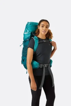 Backpacking Packs-Lowe Alpine Womens Sirac ND40 Rucksack - Ebony