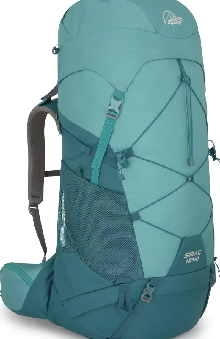 Backpacking Packs-Lowe Alpine Womens Sirac ND40 Rucksack - Sagano Green-Storm Green