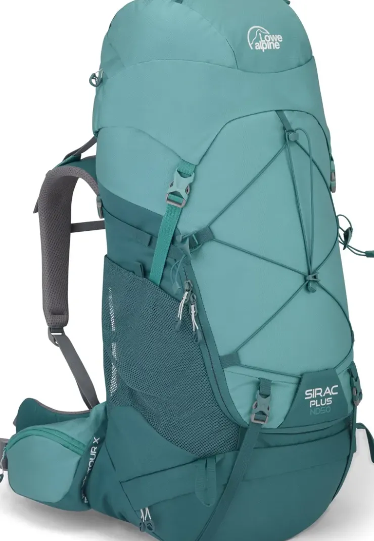 Backpacking Packs-Lowe Alpine Womens Sirac Plus ND50 Rucksack - Sagano Green