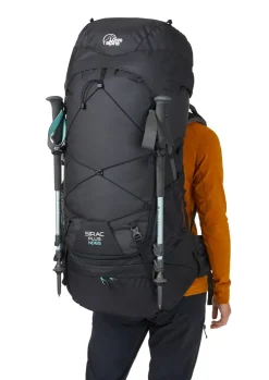 Backpacking Packs-Lowe Alpine Womens Sirac Plus ND65 Rucksack - Ebony