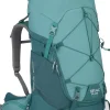 Backpacking Packs-Lowe Alpine Womens Sirac Plus ND65 Rucksack - Sagano Green