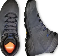 Hiking Shoes & Boots|Mid Height Boots-Mammut Mens Mercury IV Mid GTX Boots - Dark Titanium-Black