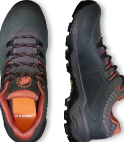 Hiking Shoes & Boots|Walking Shoes-Mammut Womens Nova IV Low GTX Shoes - Black-Apricot Brandy