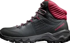 Hiking Shoes & Boots|Mid Height Boots-Mammut Womens Nova IV Mid GTX Boots - Black-Blood Red