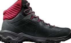 Hiking Shoes & Boots|Mid Height Boots-Mammut Womens Nova IV Mid GTX Boots - Black-Blood Red