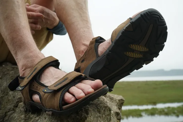 Hiking Shoes & Boots|Sandals-Meindl Mens Capri Sandals - Dark Brown