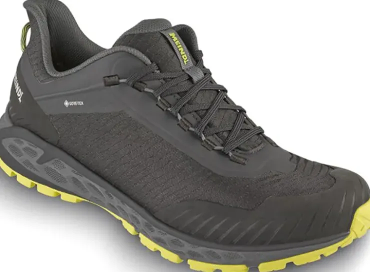 Hiking Shoes & Boots|Walking Shoes-Meindl Mens Power Walker 4.2 Shoes - Graphite-Maize