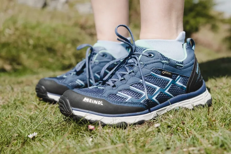 Hiking Shoes & Boots|Walking Shoes-Meindl Womens Activo GTX Shoes - Jeans-Mint