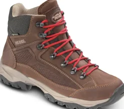 Hiking Shoes & Boots|Hiking Boots-Meindl Womens Baltimore GTX Boots - Chestnut-Red