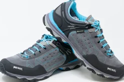 Hiking Shoes & Boots|Walking Shoes-Meindl Womens Ontario GTX Shoes - Grey-Azure