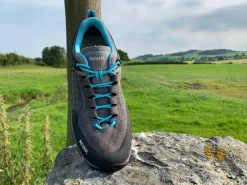Hiking Shoes & Boots|Walking Shoes-Meindl Womens Ontario GTX Shoes - Grey-Azure