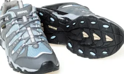 Hiking Shoes & Boots|Walking Shoes-Meindl Womens Respond GTX Shoes - Graphite-Sky