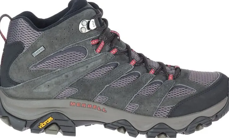 Hiking Shoes & Boots|Mid Height Boots-Merrell Mens Moab 3 Mid Boots - GTX Beluga