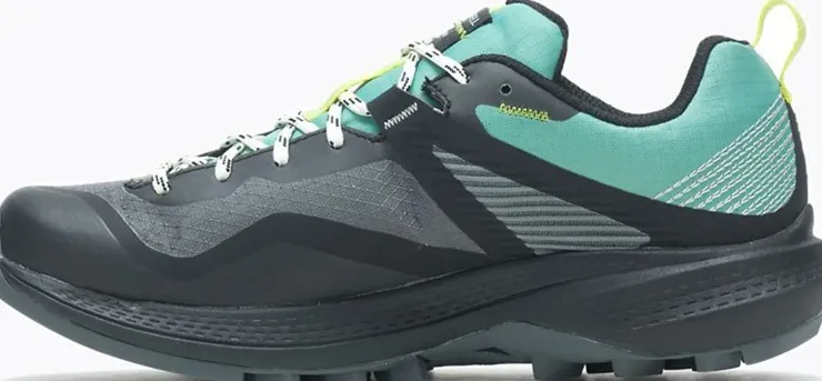 Walking Shoes-Merrell Womens MQM Flex 3 GTX Shoes - Jade-Granite