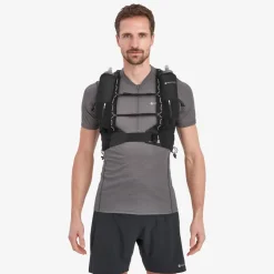 Fast & Light Rucksacks And Vests-Montane Gecko VP 12+ Running Vest - Black