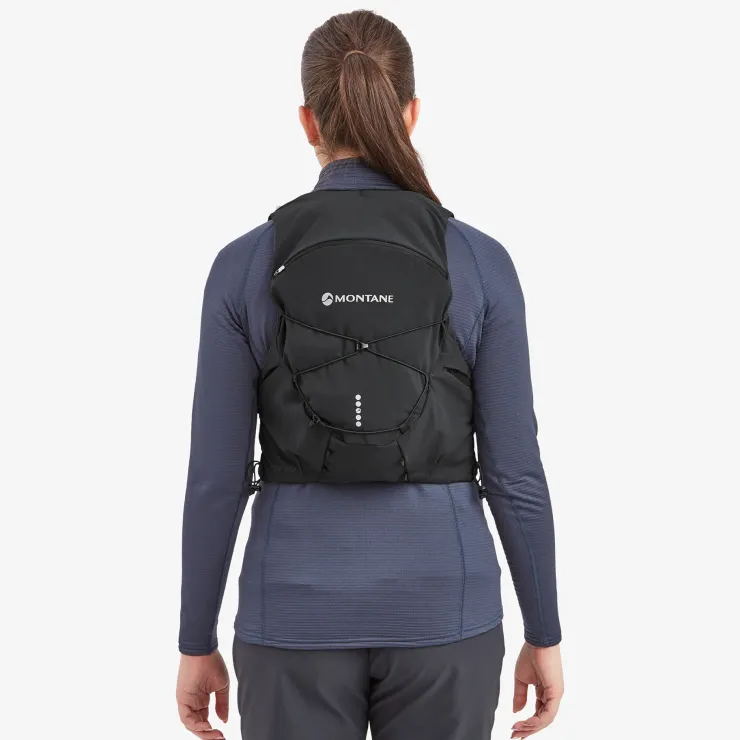 Fast & Light Rucksacks And Vests-Montane Gecko VP 12+ Running Vest - Black