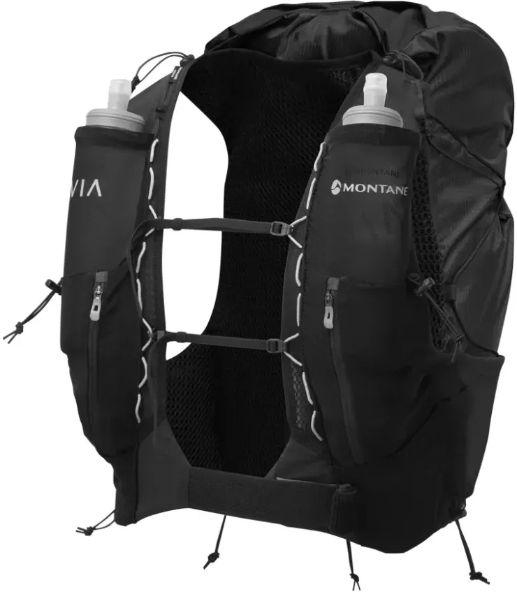 Fast & Light Rucksacks And Vests-Montane Gecko VP 20+ Running Vest - Black