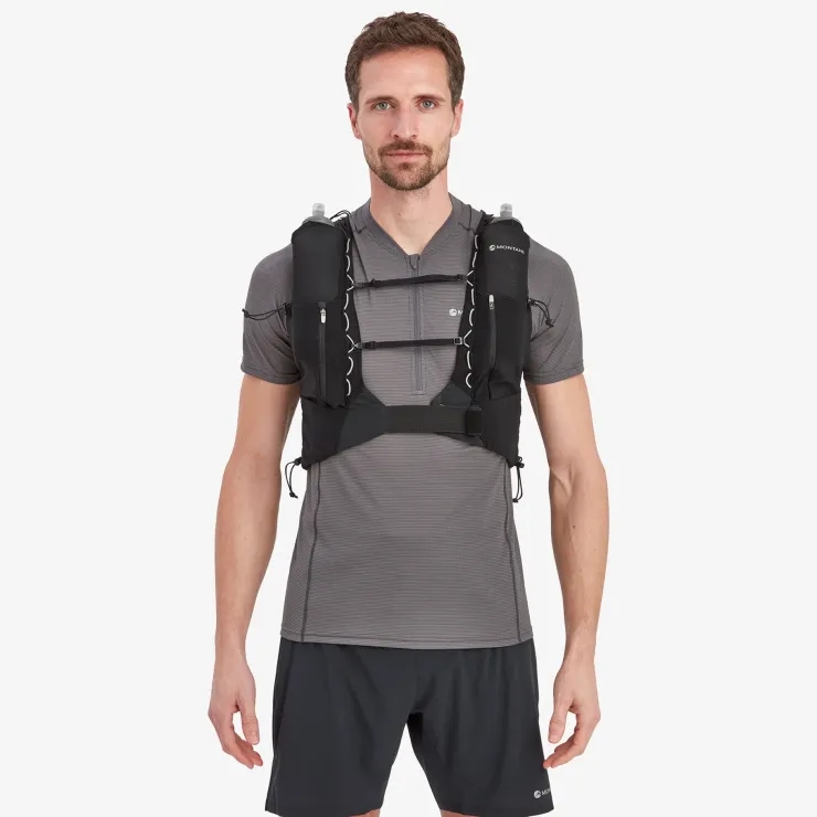 Fast & Light Rucksacks And Vests-Montane Gecko VP 20+ Running Vest - Black