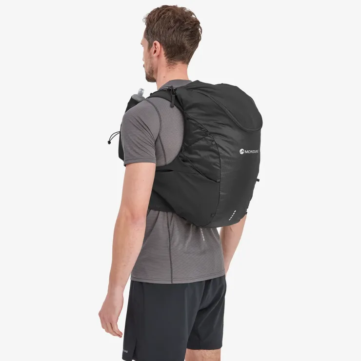 Fast & Light Rucksacks And Vests-Montane Gecko VP 20+ Running Vest - Black