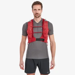 Fast & Light Rucksacks And Vests-Montane Gecko VP 5+ Running Vest - Acer Red