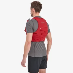 Fast & Light Rucksacks And Vests-Montane Gecko VP 5+ Running Vest - Acer Red